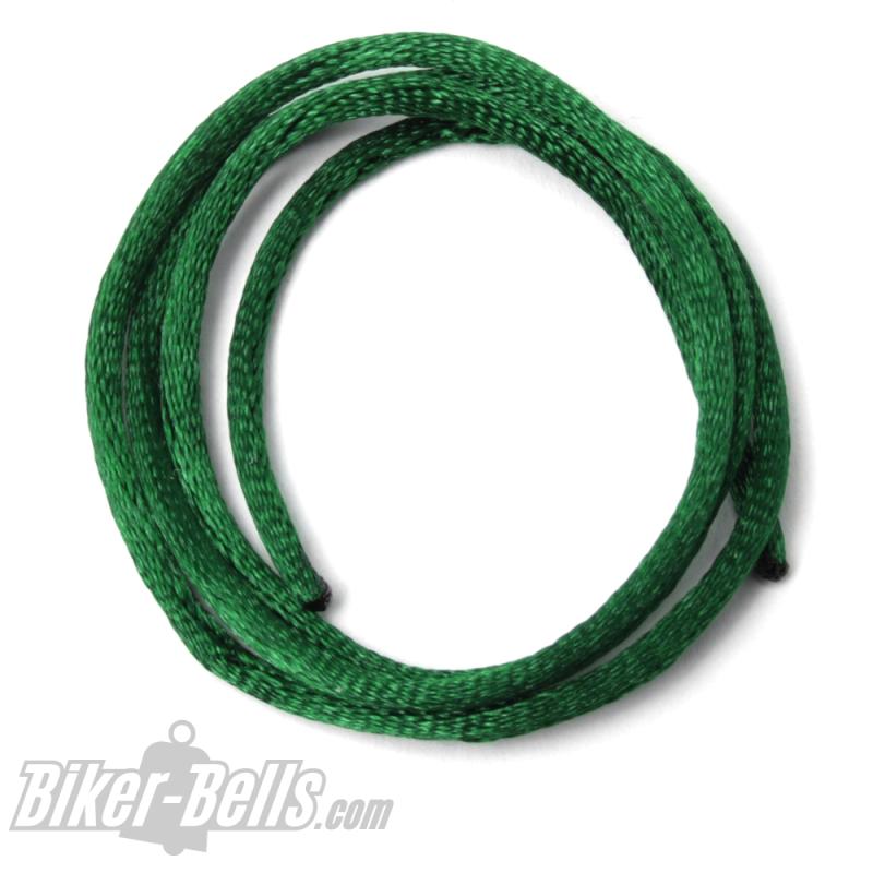 Tear-resistant 50cm cord in green to attach Tibet Bells and other biker bells